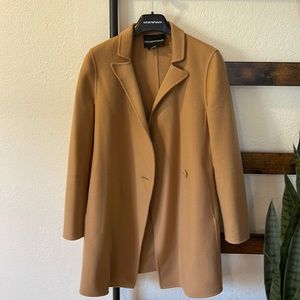 Emporio Armani Double faced cashmere coat size it/us 36